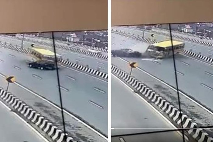 Video: 6 dead as SUV-bus collide on Delhi-Meerut Expressway in Ghaziabad