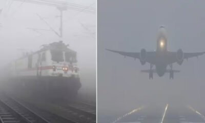 Dense fog blankets Delhi; airport issues advisory, several trains cancelled