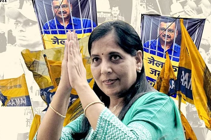 ‘Jail Ka Jawab Vote Se’: At Sunita Kejriwal’s Roadshow, AAP Workers Echo Support